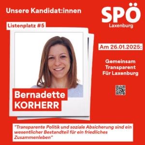 Listenplatz #5 - Bernadette Korherr