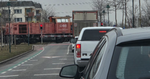 Neugestaltung des Bahnübergangs
