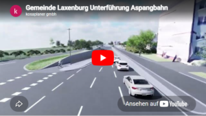 Bahnübergang neu:Visualisierung der geplanten Unterführung